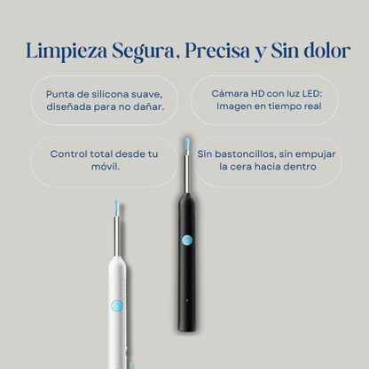 Clowve™ 2.0 Limpieza auditiva con cámara HD